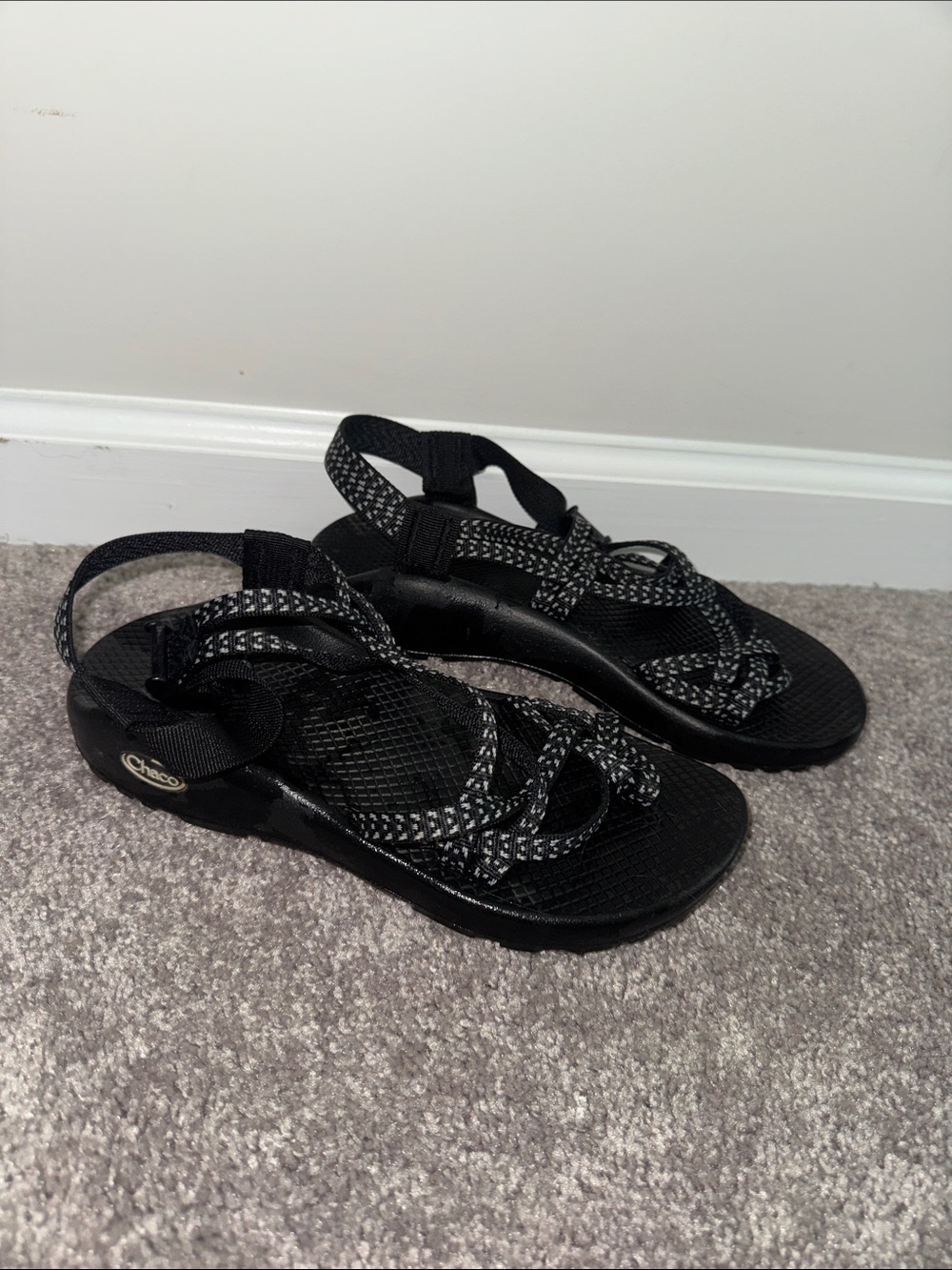 Chaco Black Strappy Outdoor Sandals